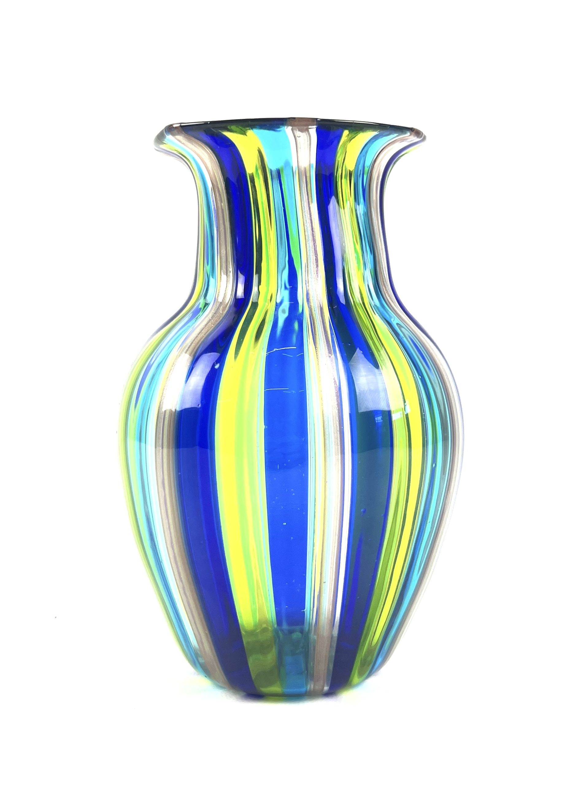 Dissette - Multicolored Murano Glass Vase 