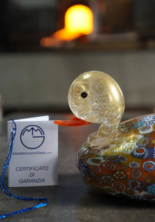 Charming Murano Blown good Glass Duck