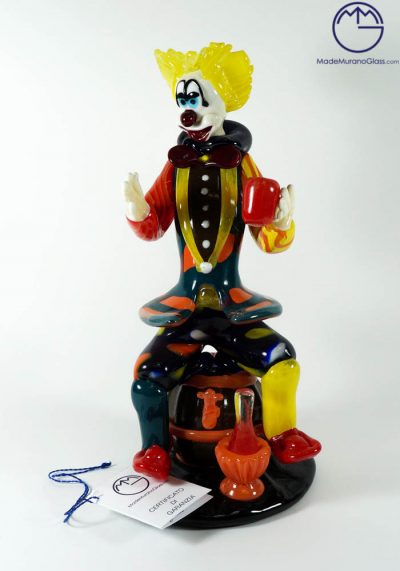 Acquista Online Pagliacci In Vetro Di Murano Made Murano Glass