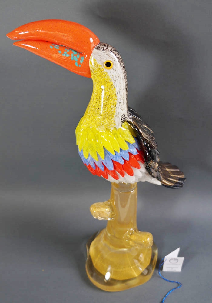 Italian Murano Glass Bird Figurine  Glass art sculpture, Glass birds,  Murano glass