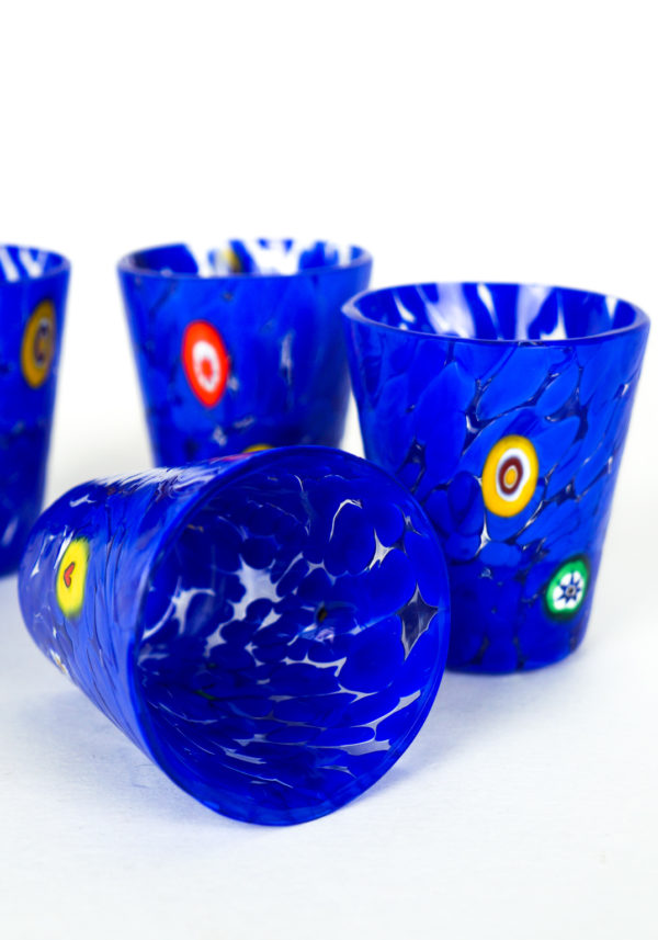 Miry - Set 6 Bicchieri In Vetro Murano Per Liquore - Made Murano Glass