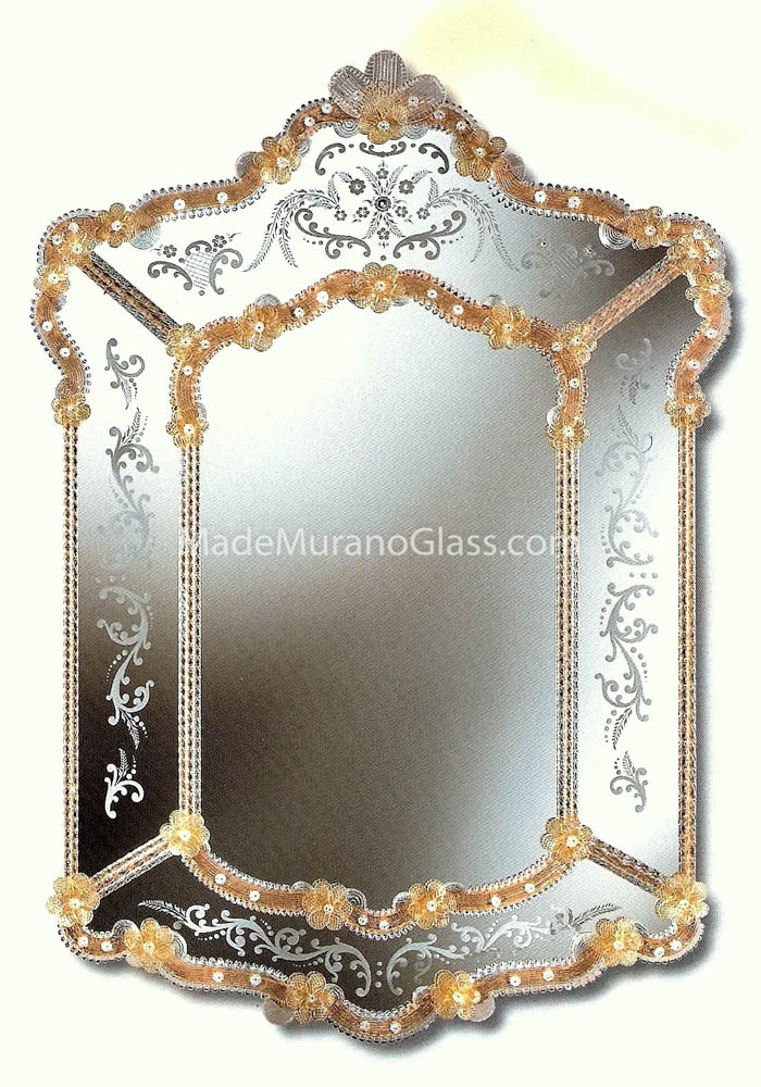 Venetian Glass Mirror - Crea - Murano Glass - Made Murano Glass