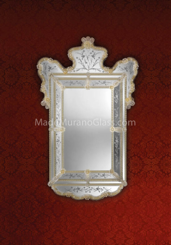 Venetian Glass Mirror - Crea - Murano Glass