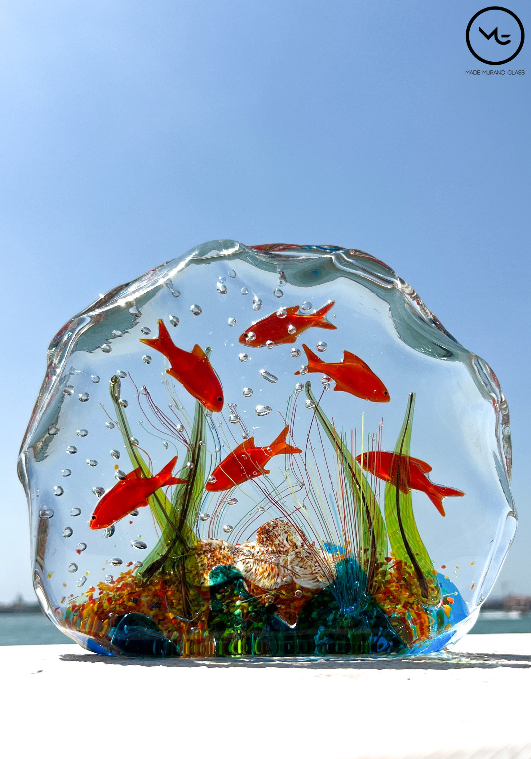 Glass Fish Sculpture & Gifts at Aquariaum Decor & Fish Tank