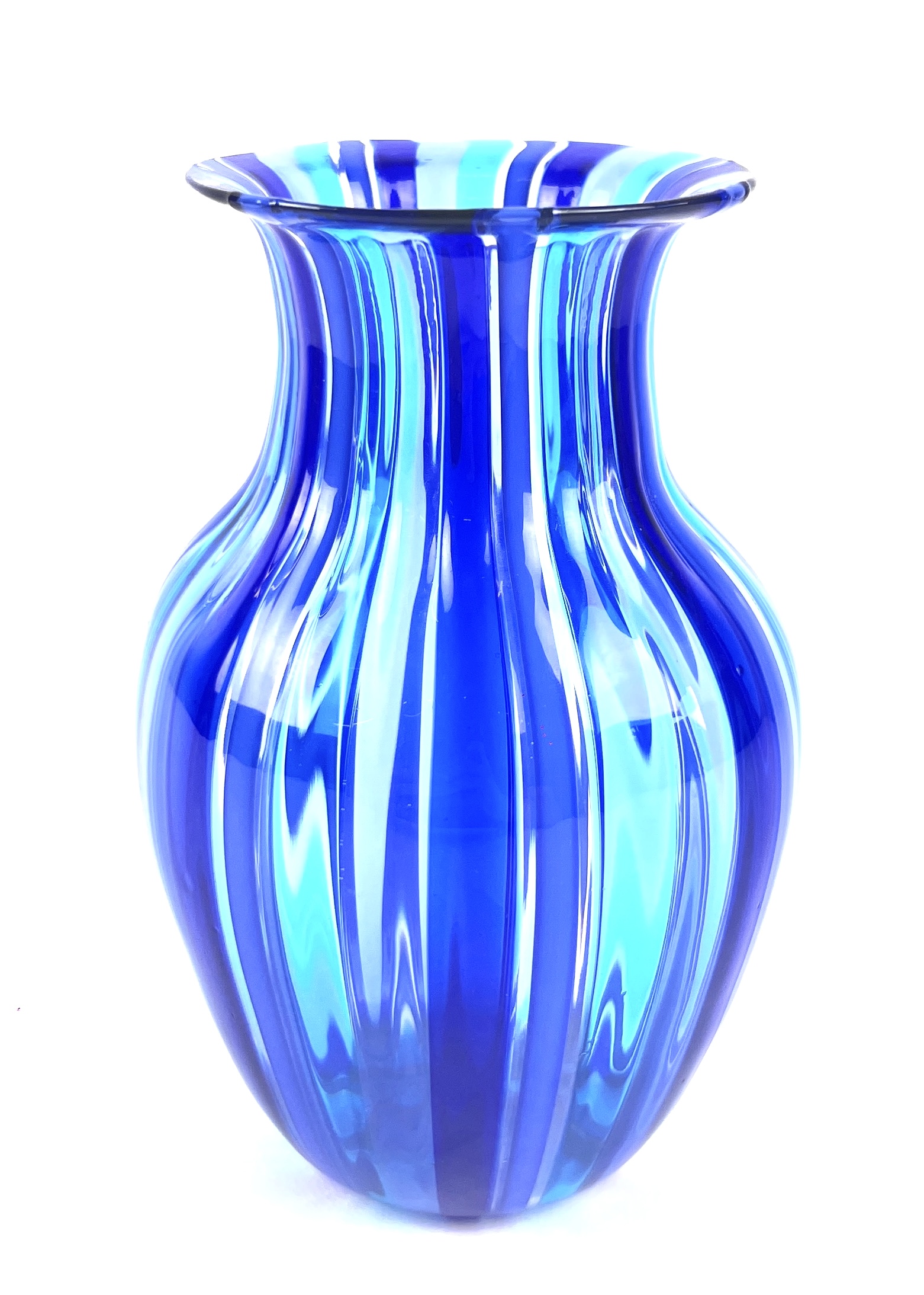 Dissette - Blue Murano Glass Vase 