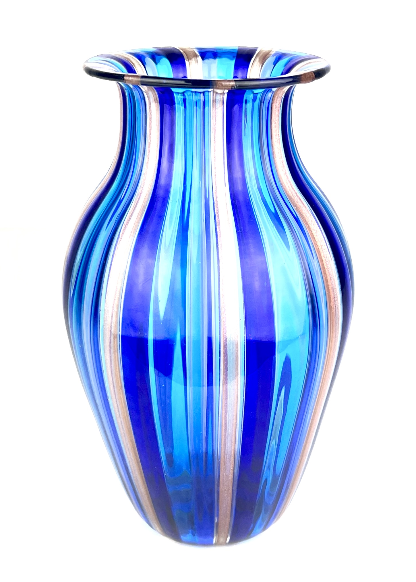 Ghis - Blue Murano Glass Vase 