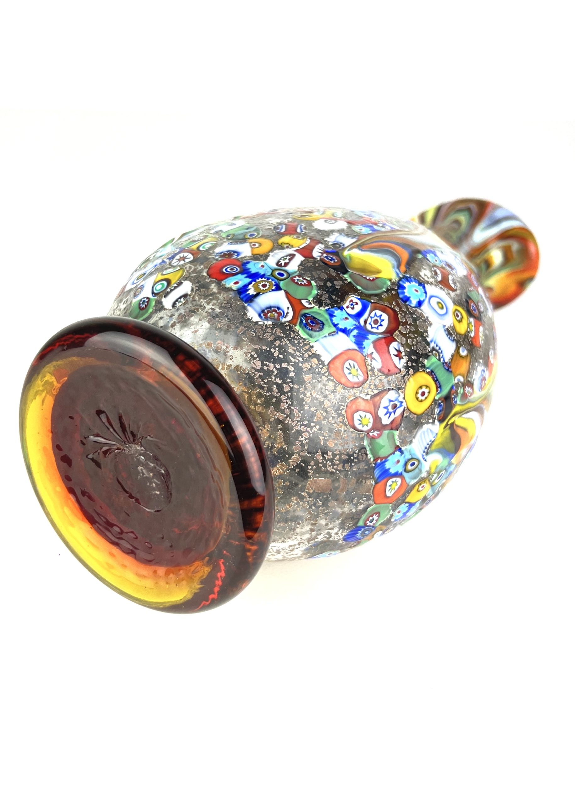 Zerbin - Multicolored Murano Glass Vase 