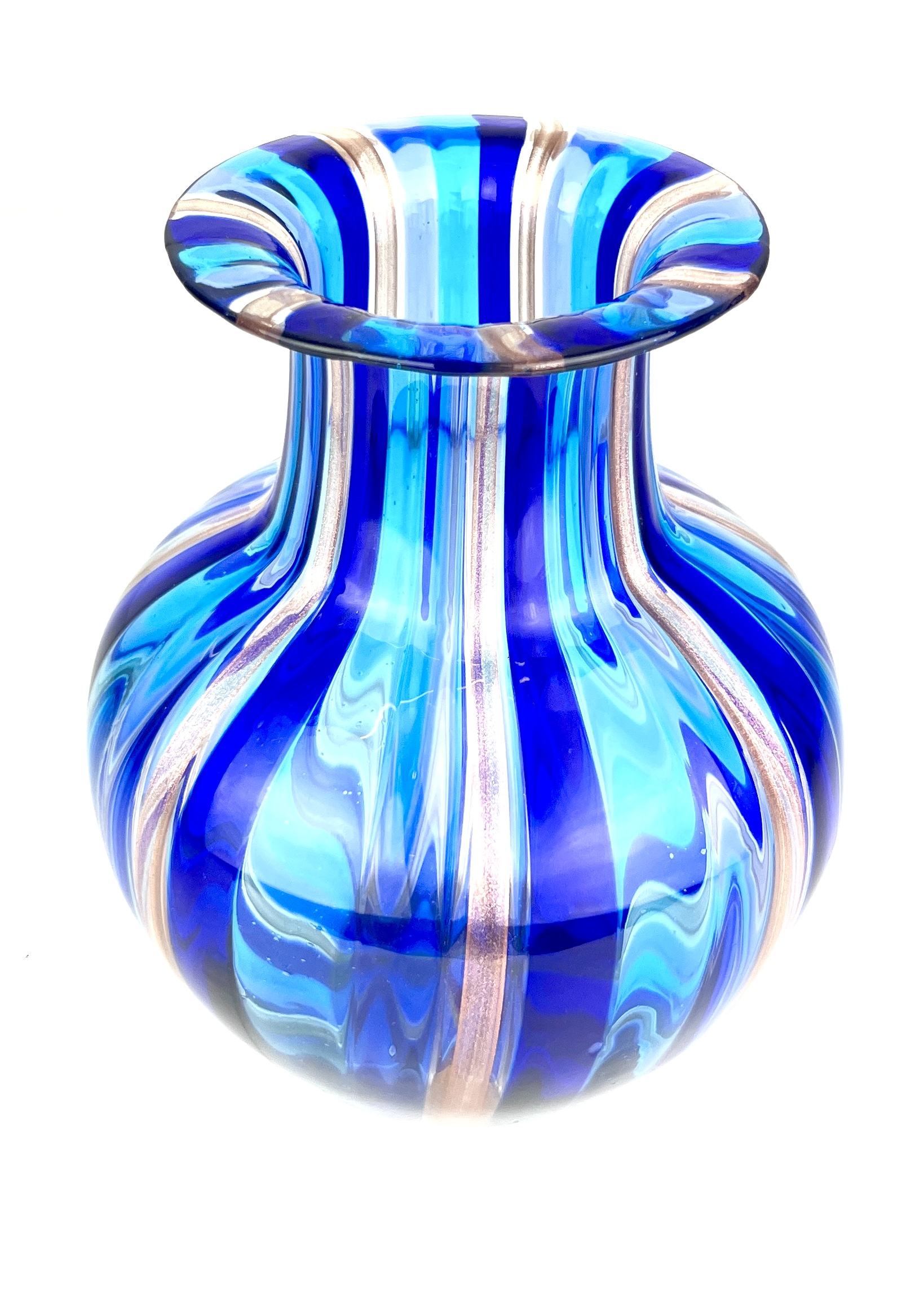 Koloa - Blue Murano Glass Vase 