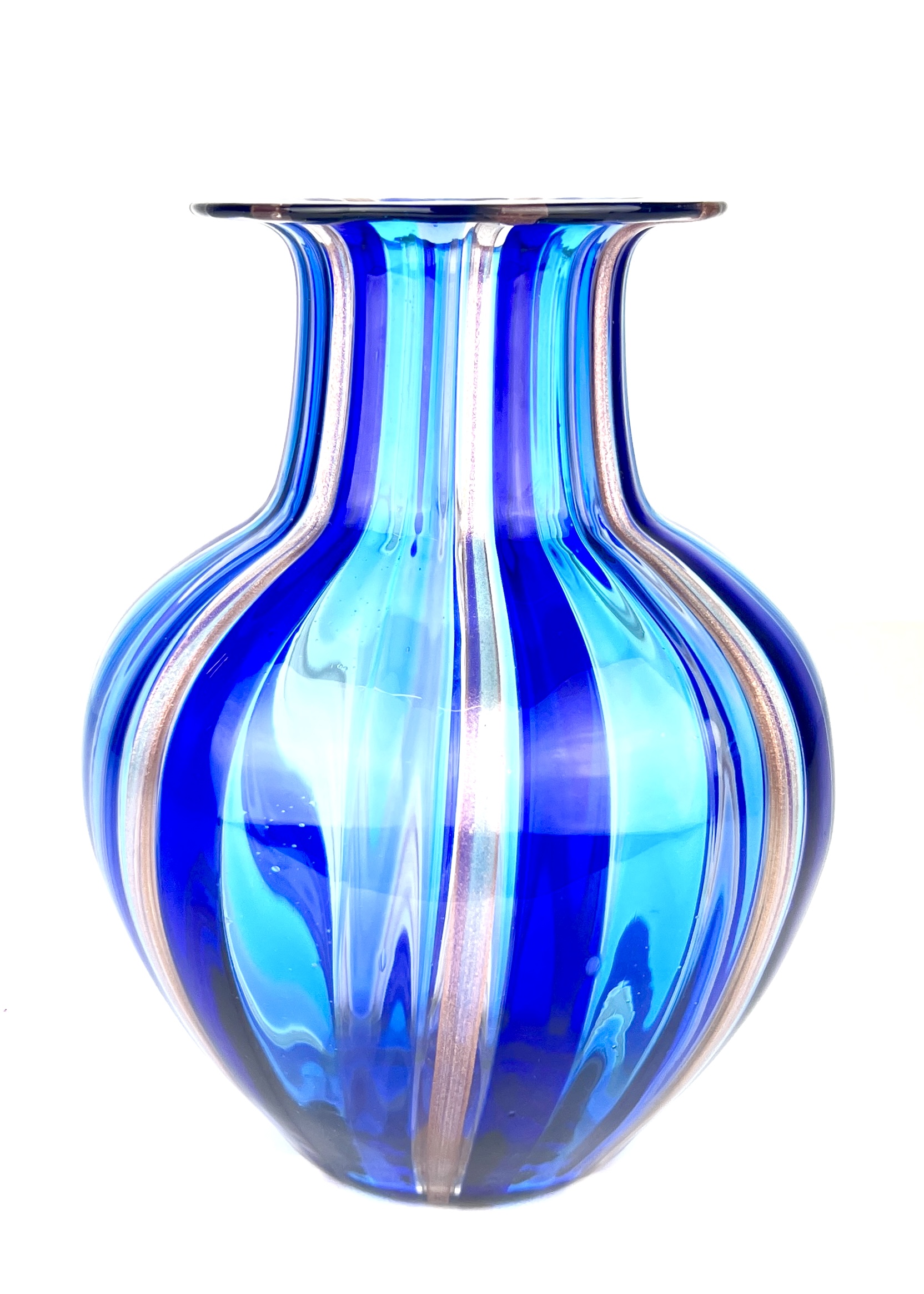 Koloa - Blue Murano Glass Vase 