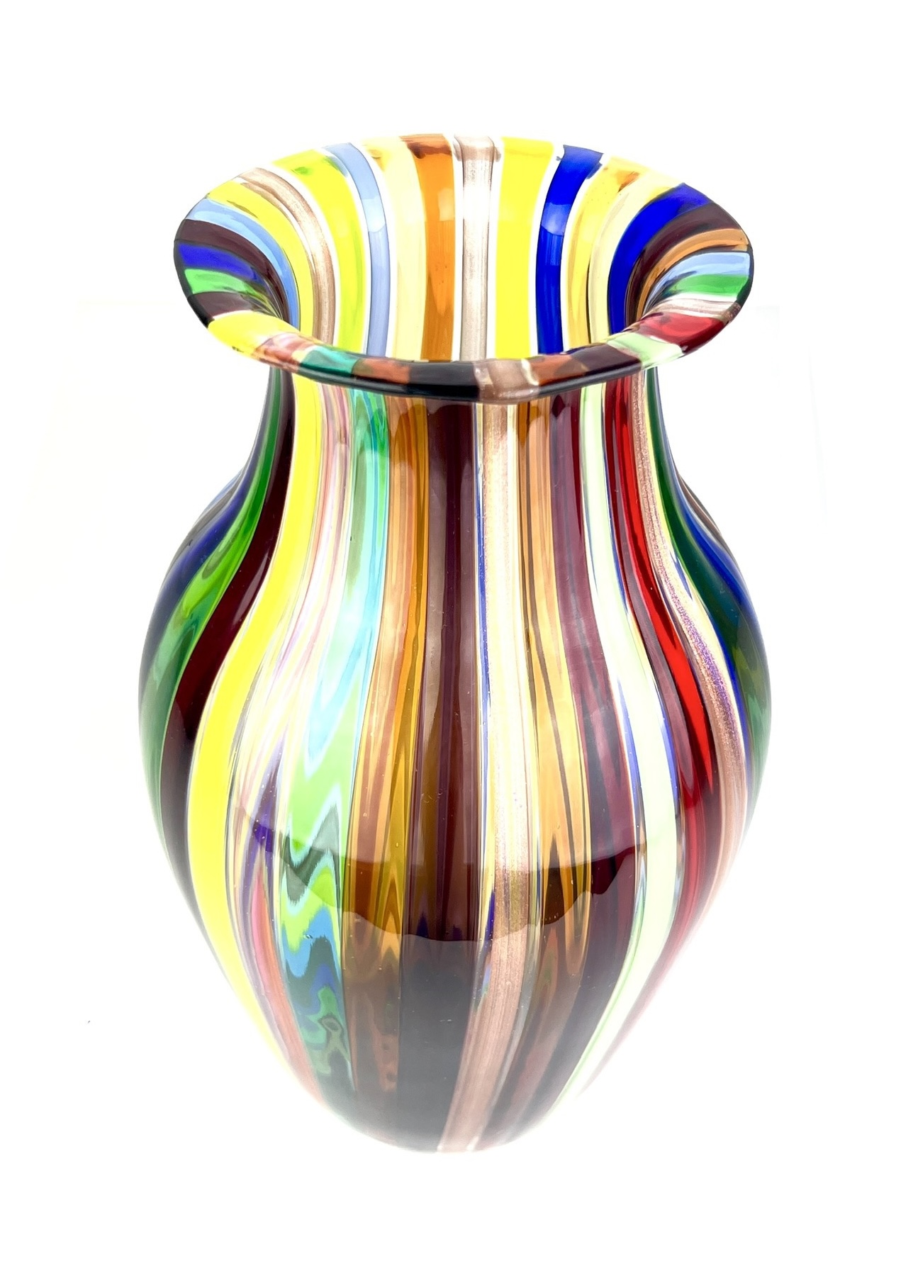 Ghis - Multicolored Murano Glass Vase 