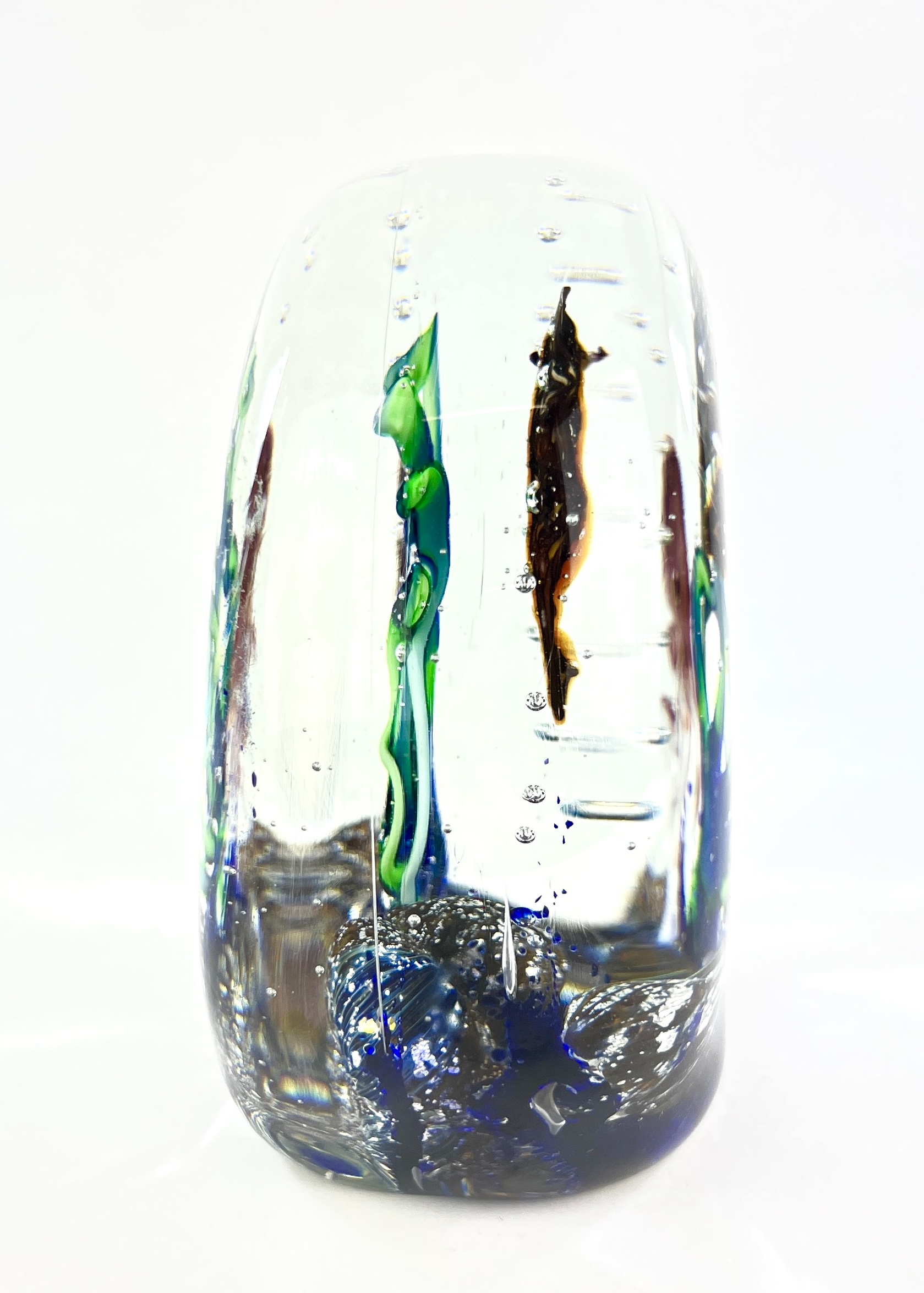Mediterraneo - Murano Glass Aquarium With 4 Elements - Unique Piece 1/1